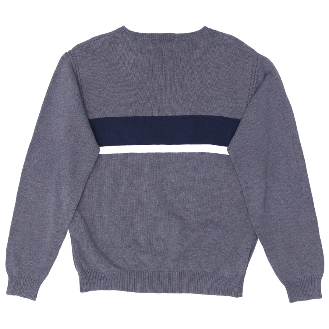 Mens Nautica Embroidered Crewneck Sweater