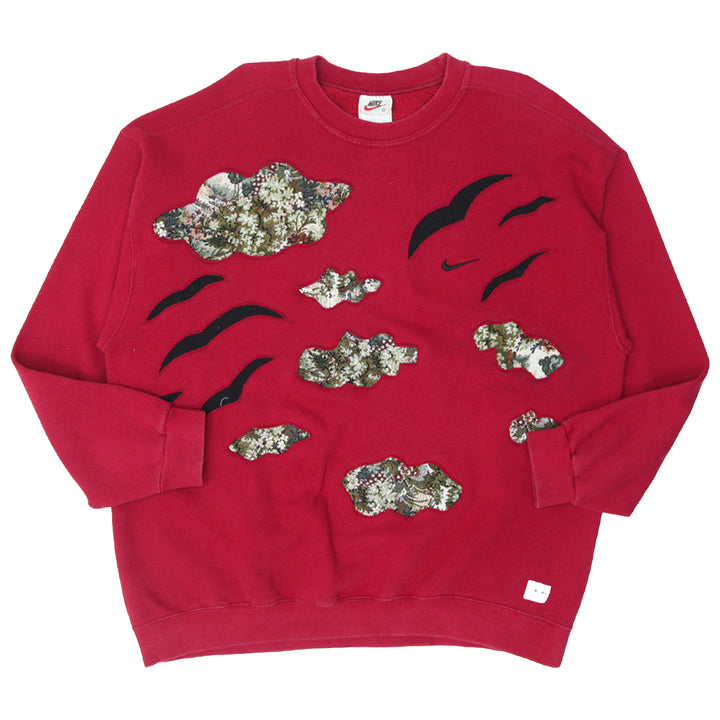 Rework Tapestry Patched Crewneck Sweatshirt