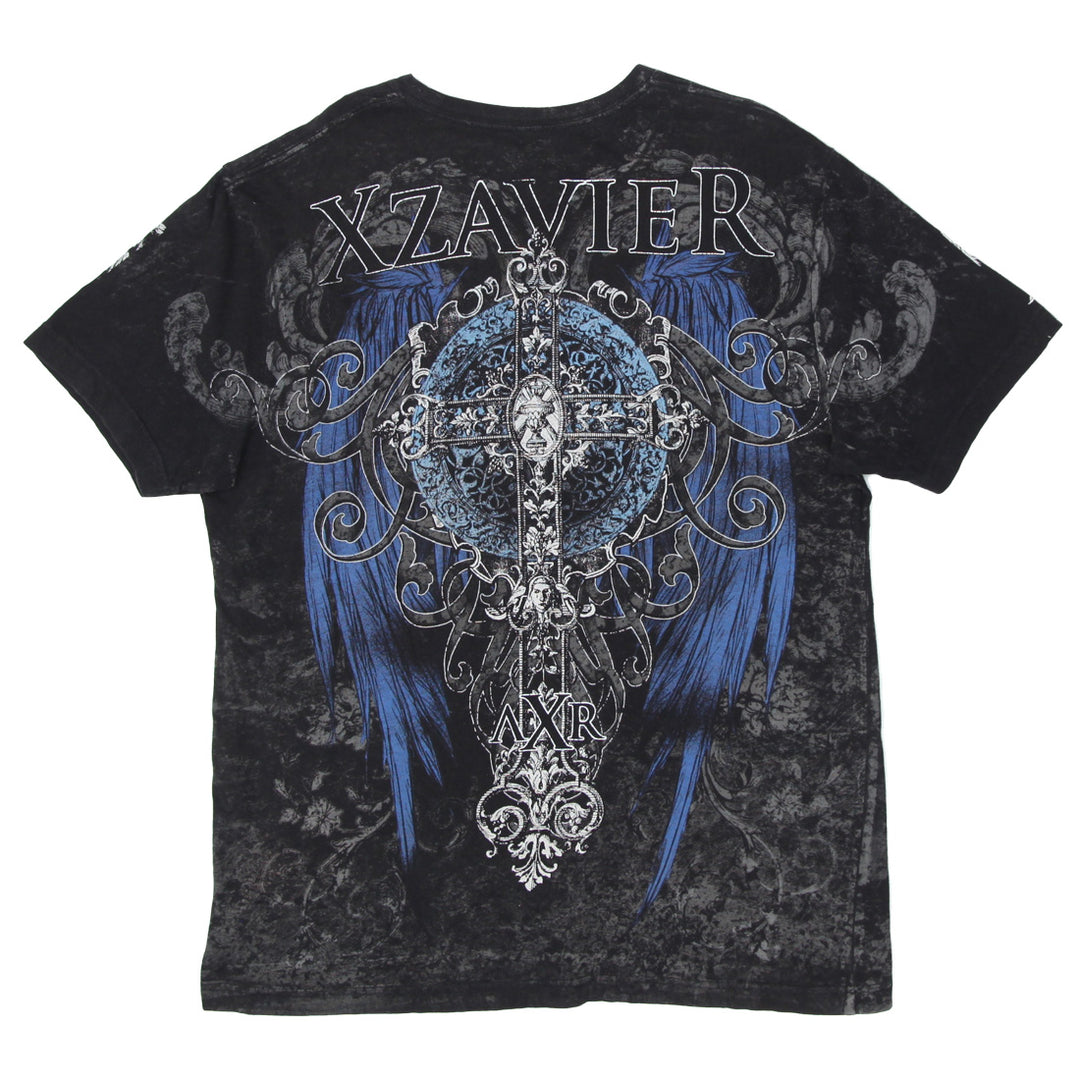 Mens Y2K XZAVIER Sword Cross AOP T-Shirt