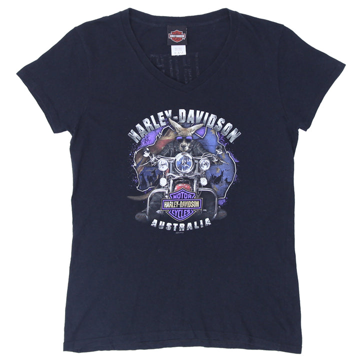 Ladies Harley Davidson Australia V-Neck T-Shirt