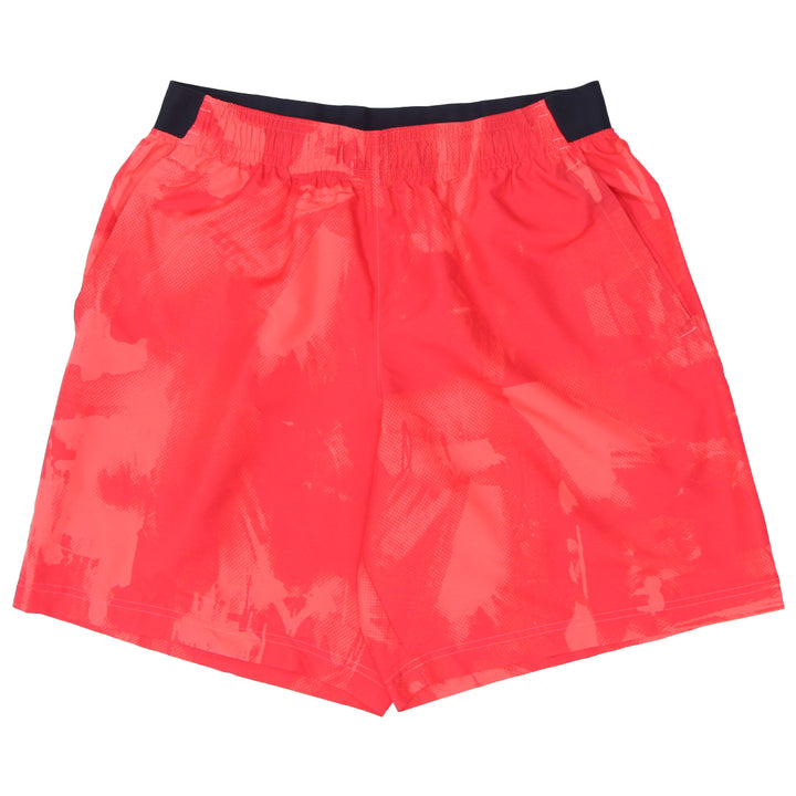 Mens Under Armour Loose Fit Red Printed Shorts