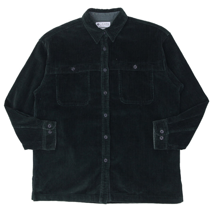 Ladies Columbia Corduroy Shirt Green