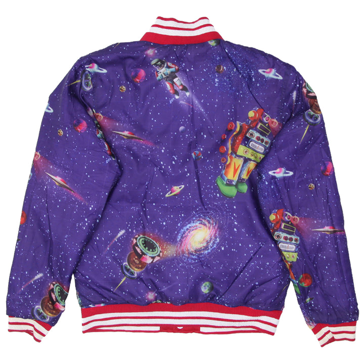 Mens Billionare Boys Club X Majestic Reversible Bomber Jacket