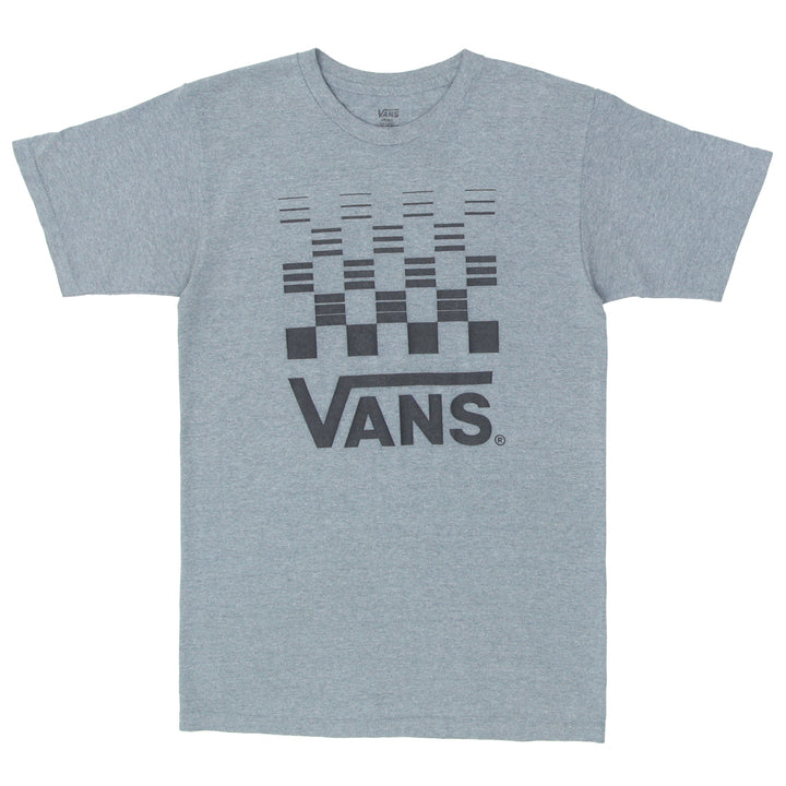 Mens Vans Logo Gray T-Shirt