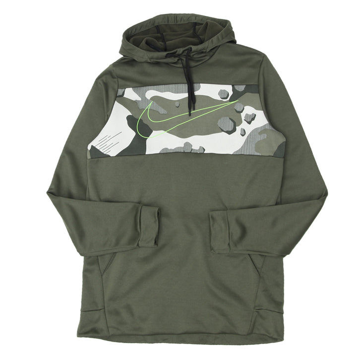 Mens Nike Swoosh Print Camo Pullover Hoodie