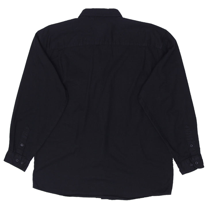 Mens Dickies Black Long Sleeve Work Shirt