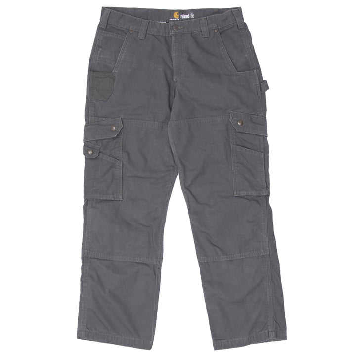 Mens Carhartt Relaxed Fit Plaid Lined Ripstop Cargo Pants