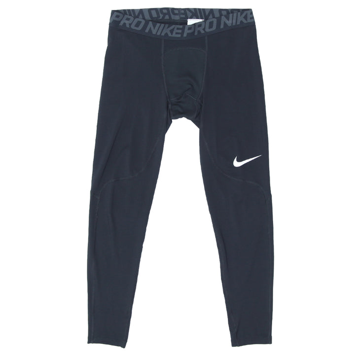 Mens Nike Logo Black Compression Pants