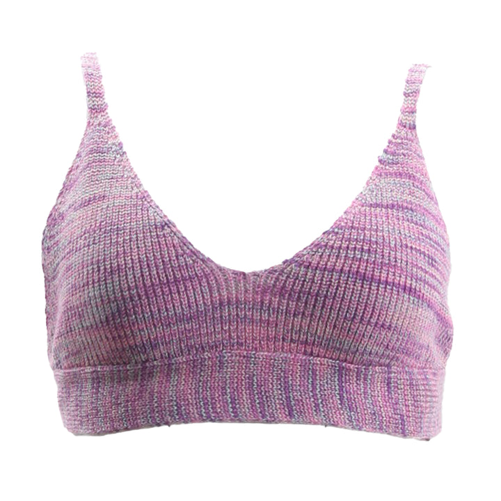 Ladies Wild Fable Crochet Back Tie Crop Top