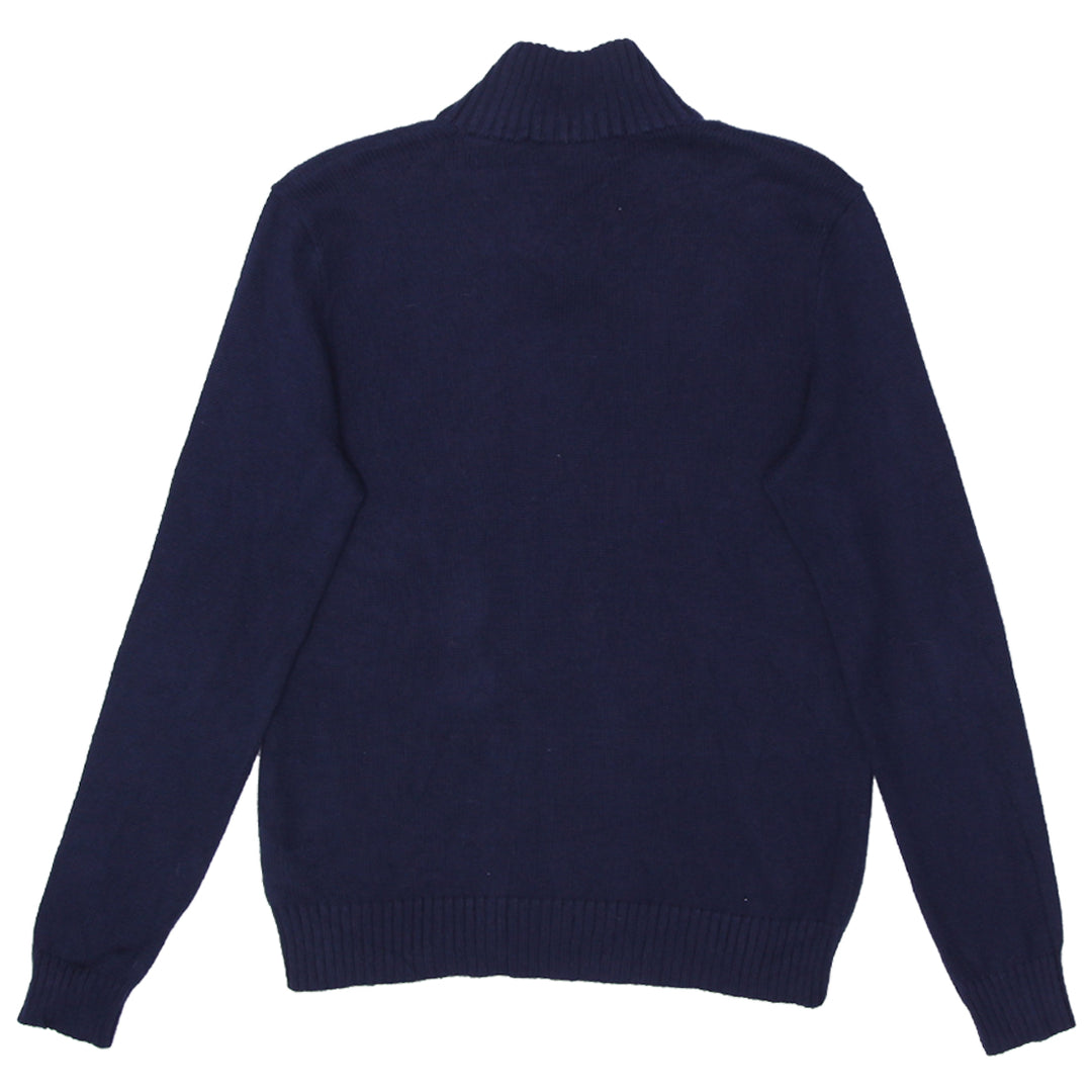 Mens Polo by Ralph Lauren Close Neck Navy Sweatshirt