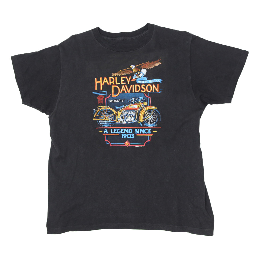 1986 Vintage Harley Davidson Sovie's T-Shirt Single Stitch L