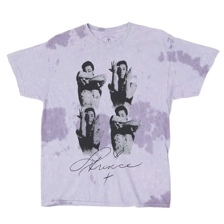 Mens Prince Purple Tie Dyed T-Shirt