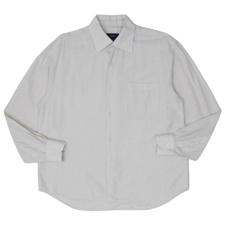 Mens Sicura Long Sleeve Linen Shirt