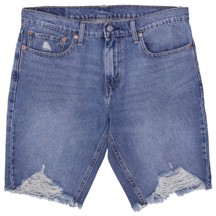 Mens Levi Strauss 511 Ripped Denim Shorts