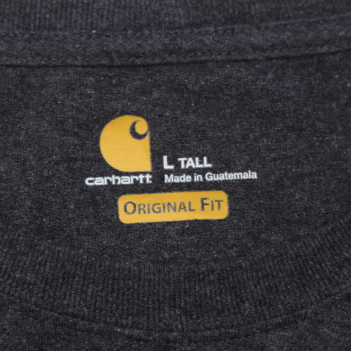 Mens Carhartt Original Fit Pocket T-Shirt Gray