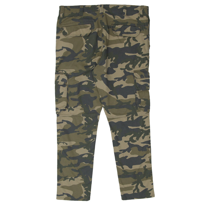 Mens Wrangler Regular Taper Camouflage Cargo Pants