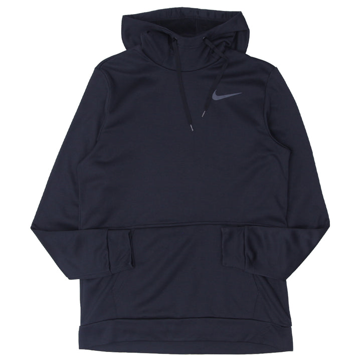 Mens Nike Logo Therma Fit Black Pullover Hoodie