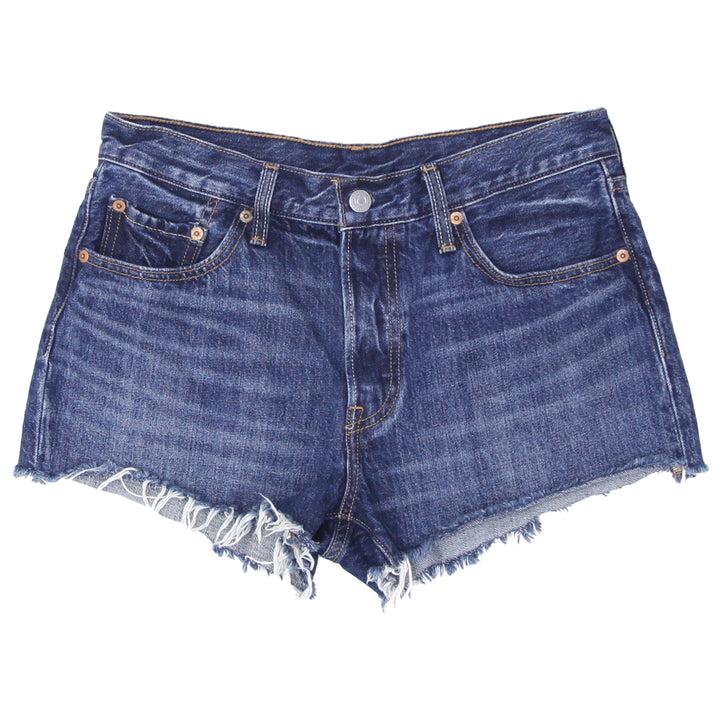 Ladies Levi Strauss 501 Frayed Denim Shorts