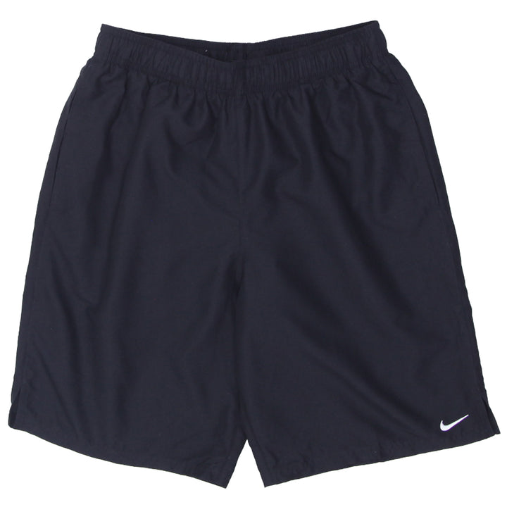 Mens Nike Swoosh Embroidered Black Shorts