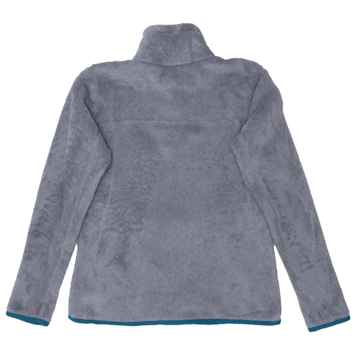 Ladies Patagonia Polartec Snap T Fleece Sweater Gray