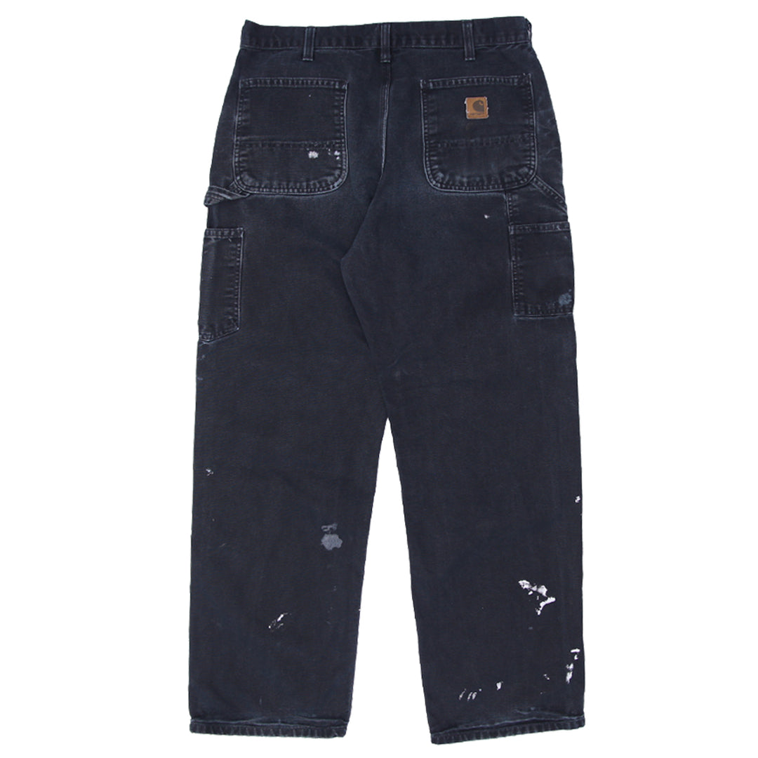 Mens Carhartt B11 BLK Dungaree Fit Carpenter Pants