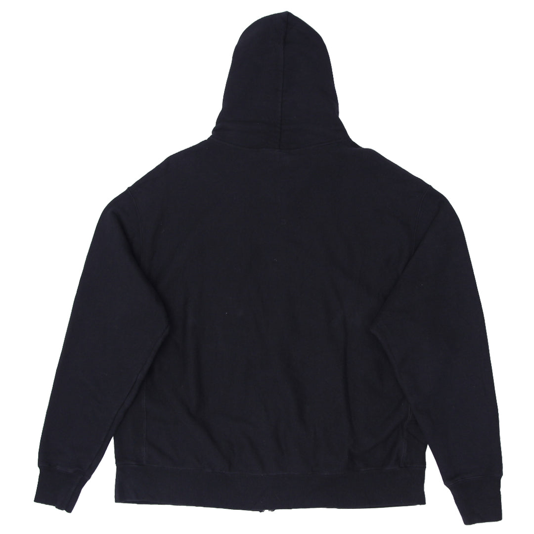 Mens Champion Reverse Weave Full Zip Black Hoodie