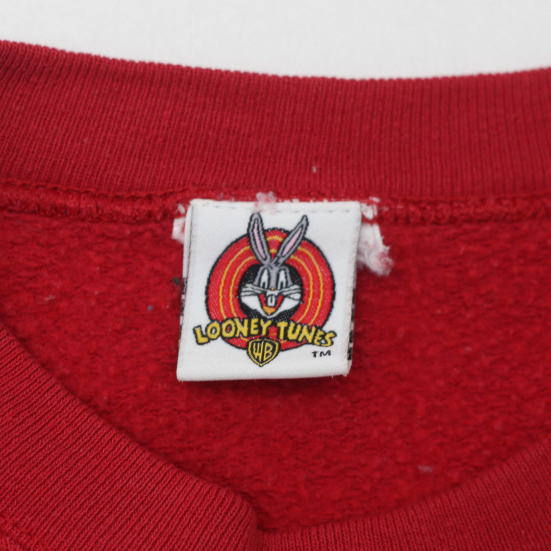 Vintage 1997 Looney Tunes Tweety Bird Chill Crewneck Sweatshirt Red