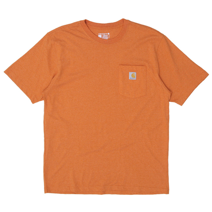 Mens Carhartt Loose Fit Pocket T-Shirt Orange