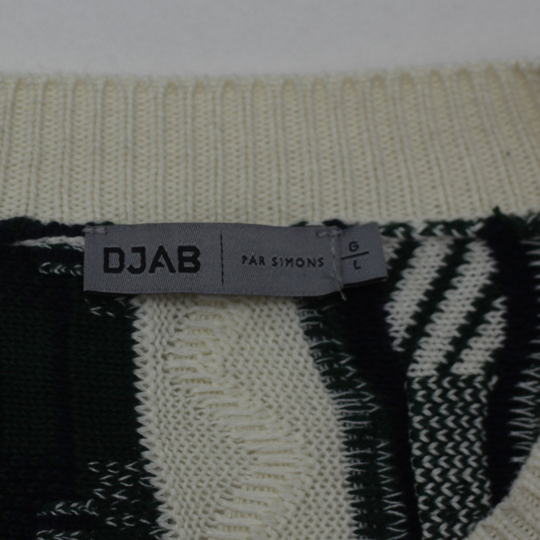 Mens DJAB Par Simons Coogi Style Multi-Color Knit Sweater