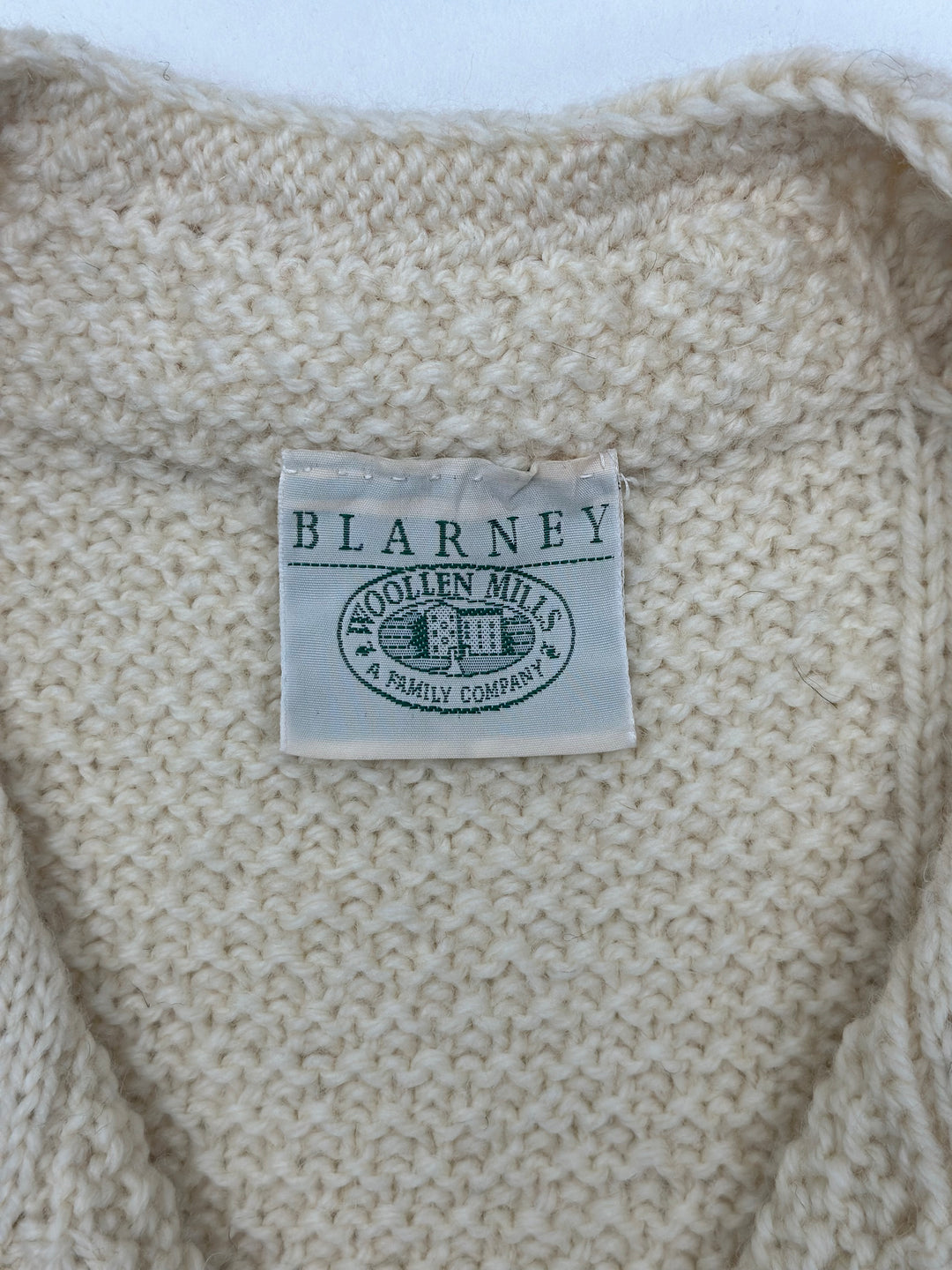 Vintage Blarney Woolen Mills Button Ladies Cardigan