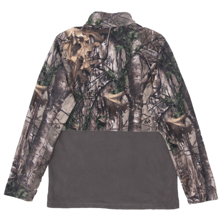 Mens Realtree Fleece Forest Camo Jacket