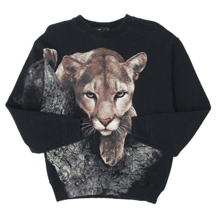 Mens Radical Nature Panther Black Sweatshirt