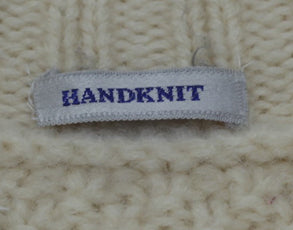 Vintage Handknit Cardigan Sweater Ladies