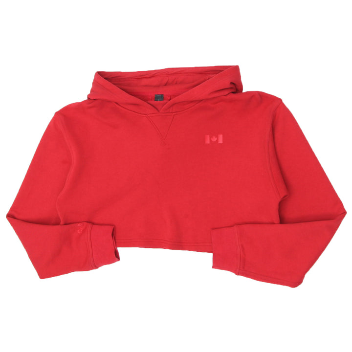 Ladies Lululemon Team Canada All Yours Cropped Hoodie