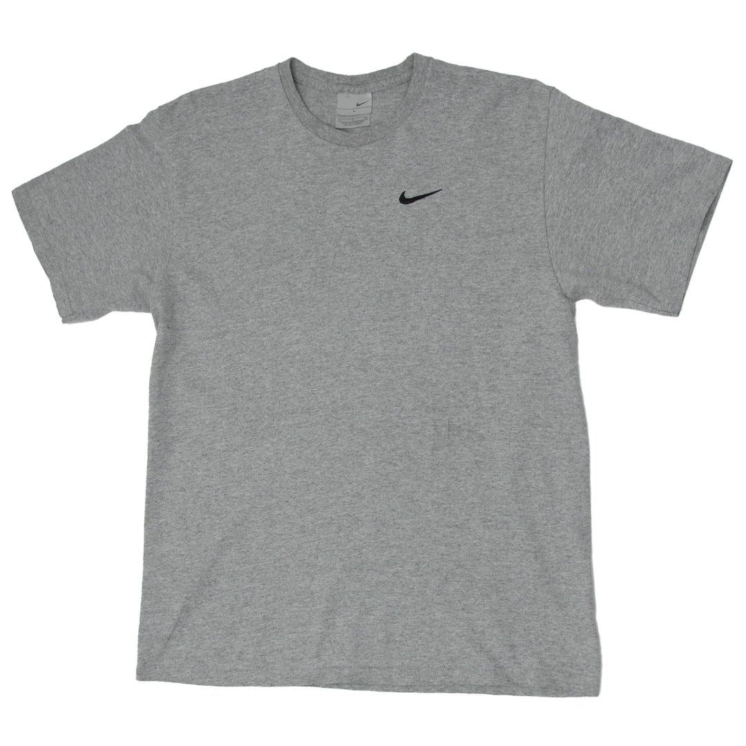 Vintage Embroidered Nike Swoosh Gray T-Shirt