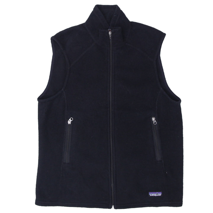 Ladies Patagonia Synchilla Dull Zip Fleece Vest Black