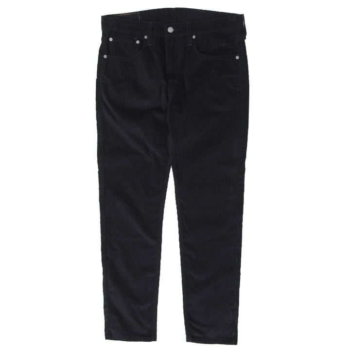 Mens Levi's Waterless 512 Black Corduroy Pants