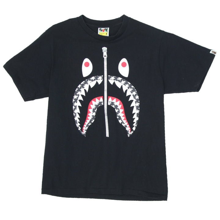 Mens A Bathing Ape Shark Black T-Shirt