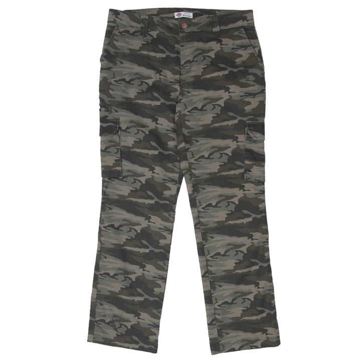 Ladies Dickies Camouflage Relaxed Fit Pants