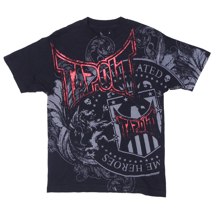 Mens Y2K Tapout AOP Black T-Shirt