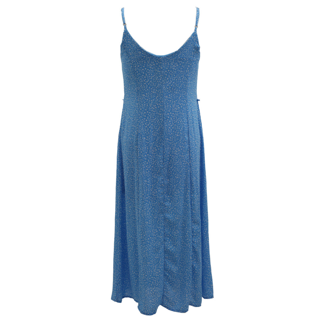 Ladies Sienna Sky Strappy Button Dress