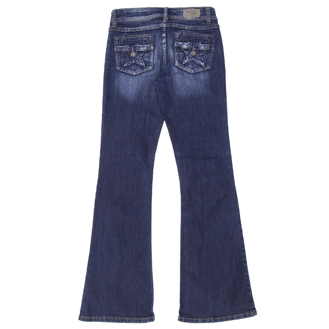 Ladies Bongo Low Rise Flare Jeans