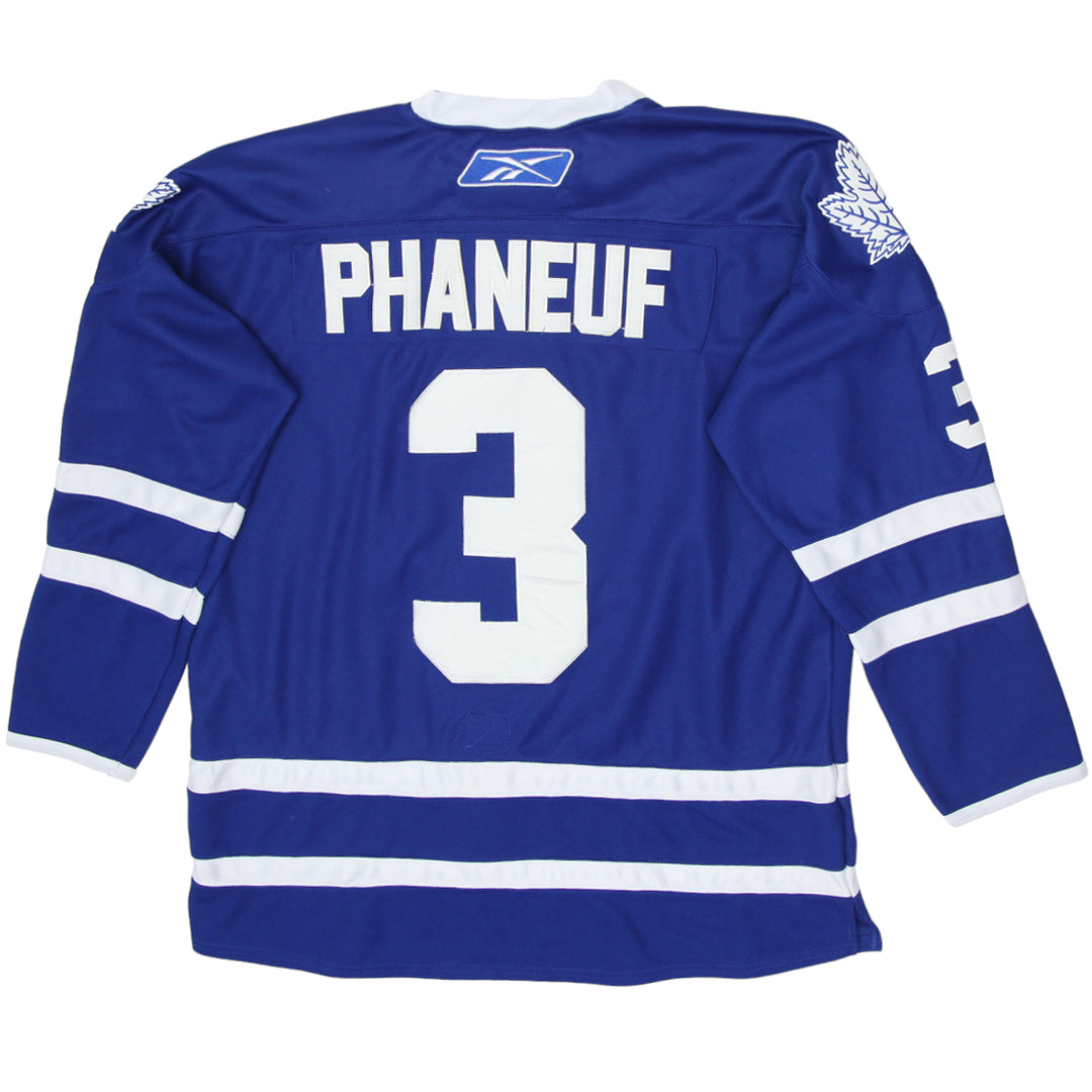 Vintage Reebok NFL Toronto Maple Leafs Phaneuf 3 Ice Hockey Jersey
