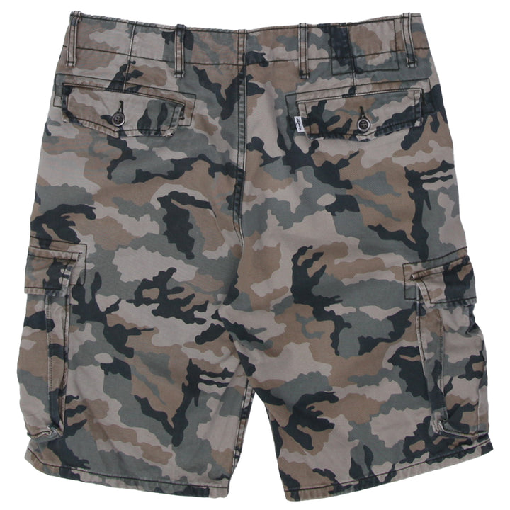 Mens Levi Strauss Camouflage Cargo Shorts