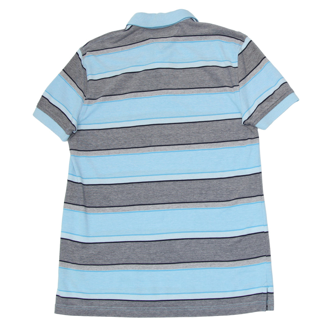 Mens Tommy Hilfiger Custom Fit Striped Polo T-Shirt