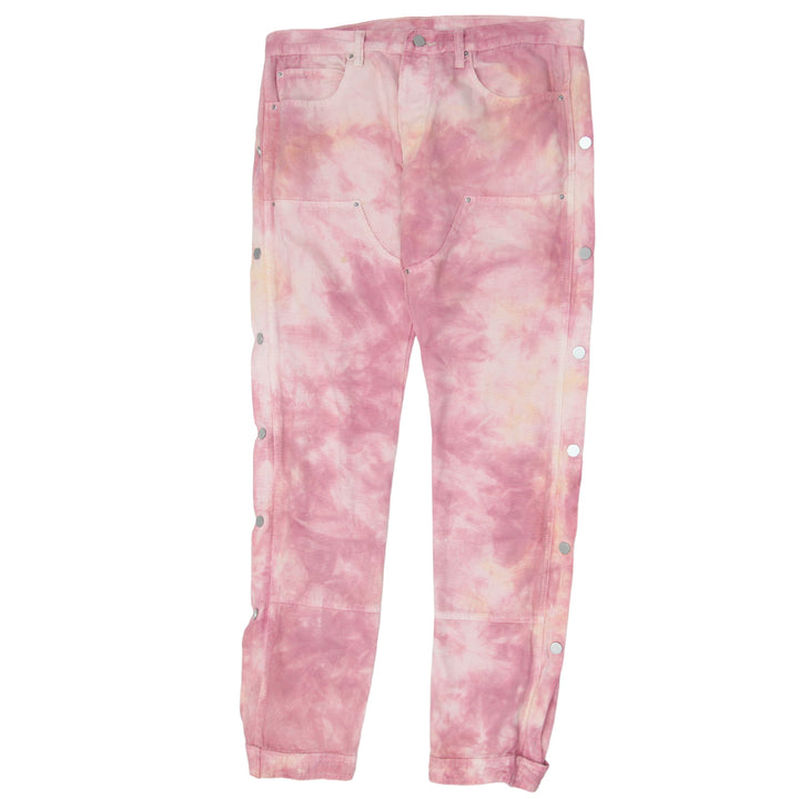 Mens Tie Dyed Double Knee Pants