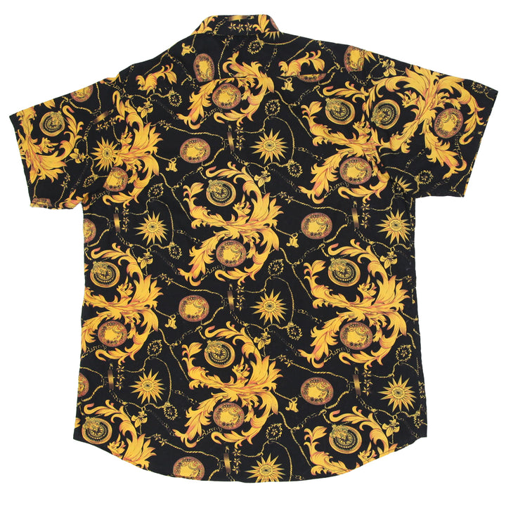 Mens Chain And Floral Print Shirt