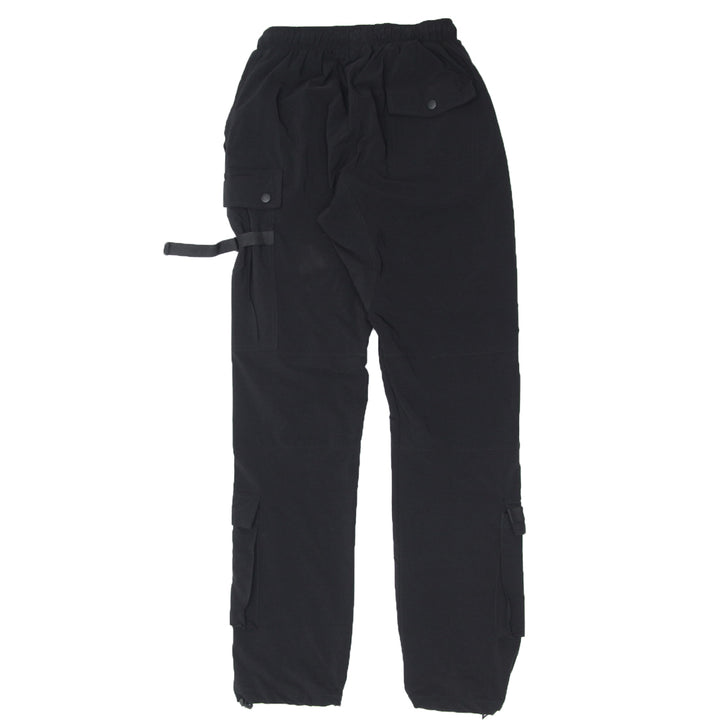 Ladies Black Cargo Jogger Pants