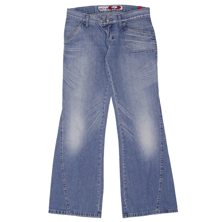 Ladies Take Two Upgrade Dept Low-Rise Washed Flare Jeans