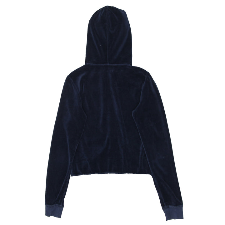 Y2K Juicy Couture Full Zip Velour Navy Hoodie